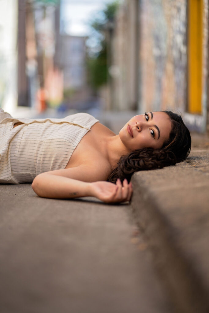 Maddie's urban senior session image by Susan Grace Photography
