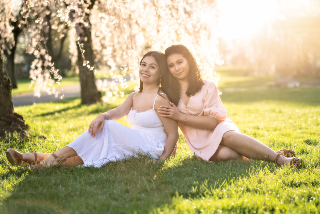 Maddie and Izzy's sunlit sister dance session by Susan Grace Photography